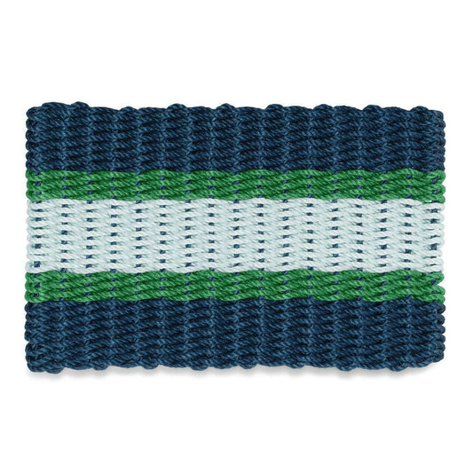 Navy, Green, & Seafoam Wicked Good Lobster Rope™ Doormat