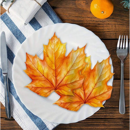 Maple Leaf Shape Paper Napkins – 20 Per Package