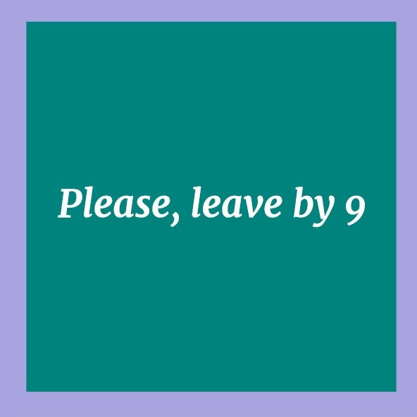 Humorous Double Sided Cocktail Napkins (Please Leave | Lucky Husband)