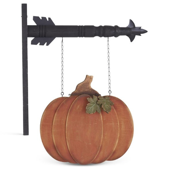 Orange Pumpkin Arrow Replacement Sign (vs 2)