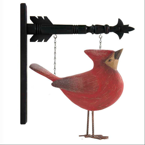 Cardinal Bird Hanging Arrow Replacement Sign (Head Up) – Salty Home