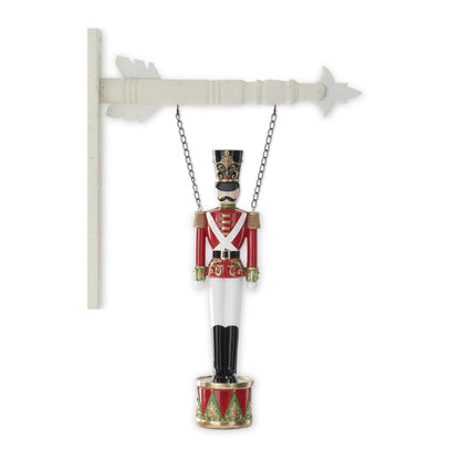 Soldier on Drum Hanging Arrow Replacement Sign