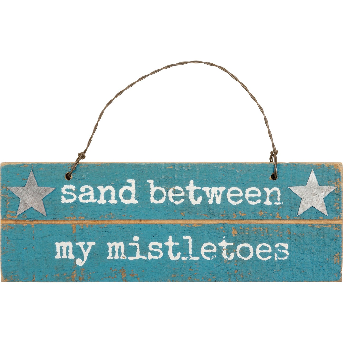 Seashells, Sand, Salty Christmas Tree Ornament Sign Set