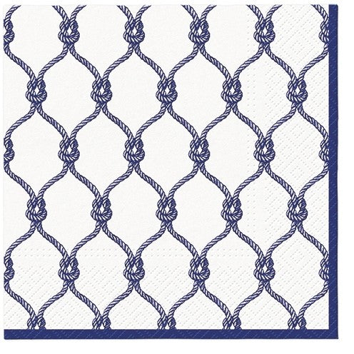 Sea Knots Nautical Paper Lunch Napkins – 20 Per Package