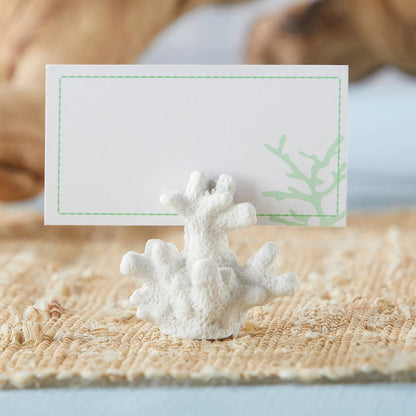 Small Coral Place Card/Photo Holder (Set of 6)