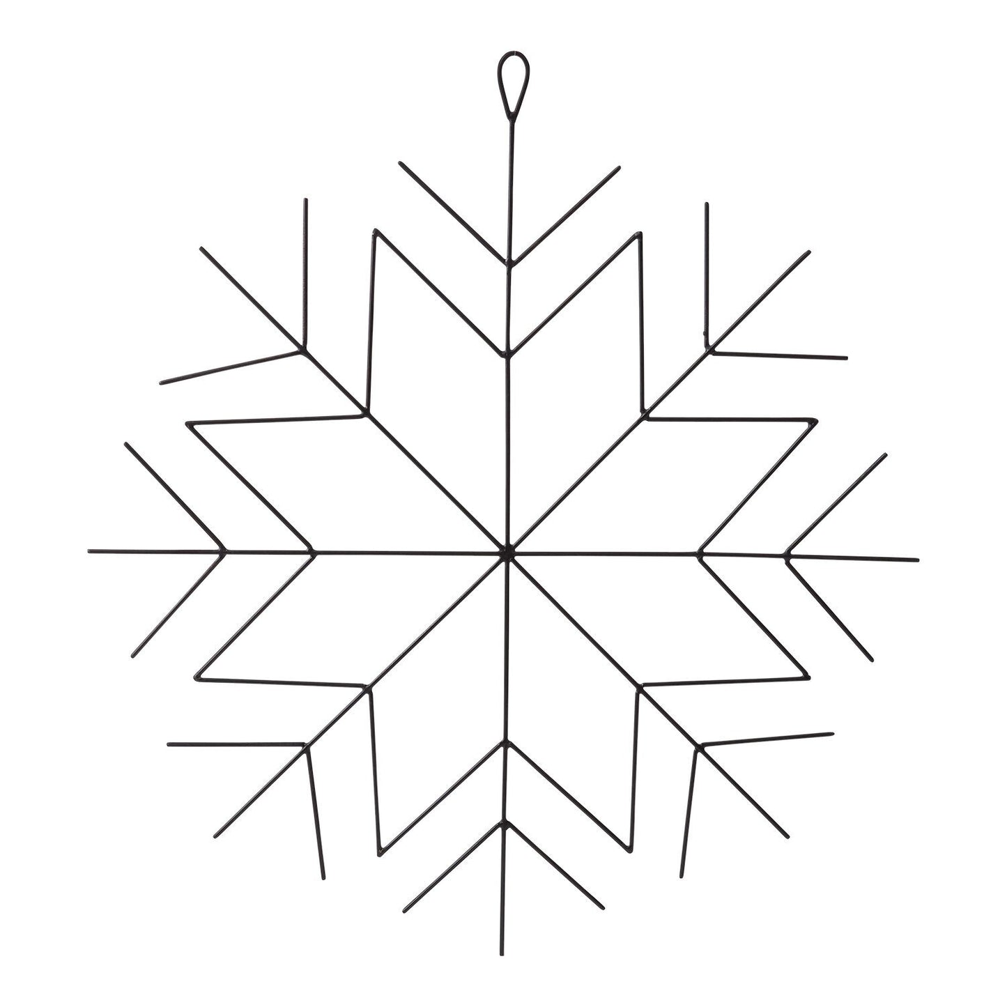 Hanging Metal Snowflake