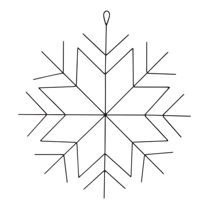 Hanging Metal Snowflake