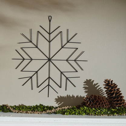 Hanging Metal Snowflake