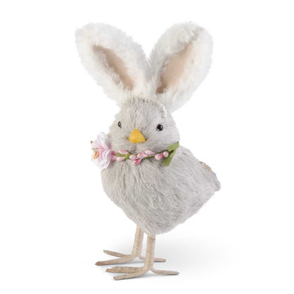 Easter Chick in Bunny Rabbit Ears Disguise