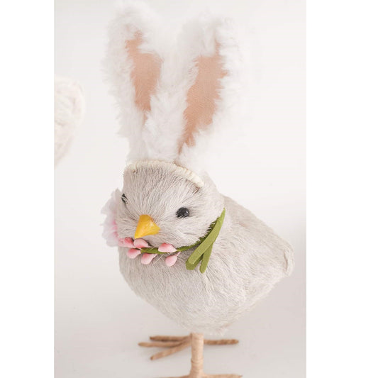 Easter Chick in Bunny Rabbit Ears Disguise