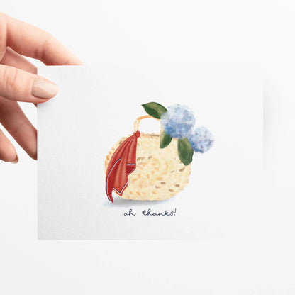 Preppy Summer Days Greeting Cards (Set of 12)