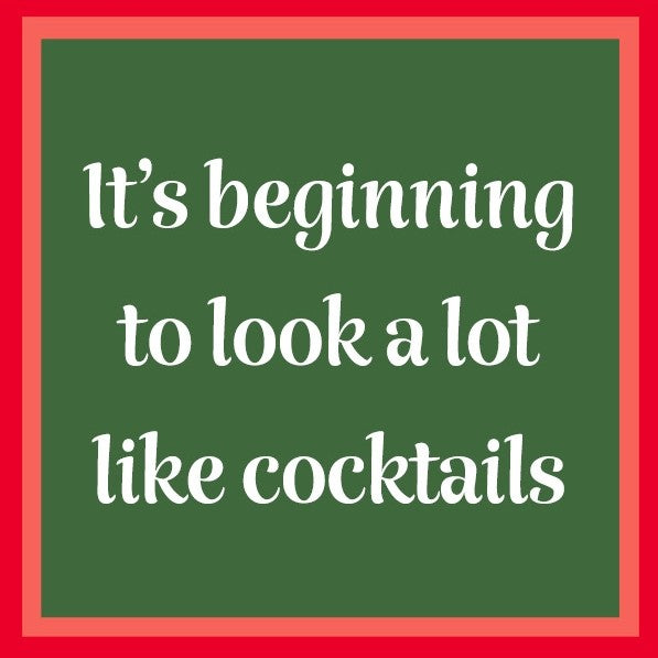 Humorous Double Sided Cocktail Napkins (Cocktails | Three Wise Women)