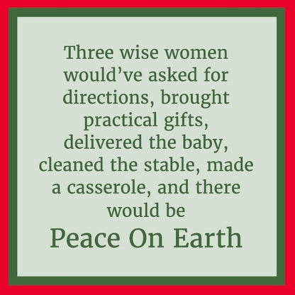 Humorous Double Sided Cocktail Napkins (Cocktails | Three Wise Women)