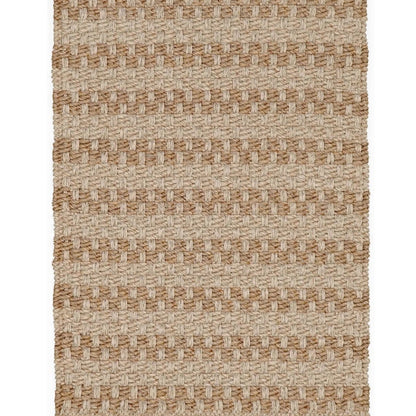 Liora Manne Mirage Tweed Natural rug with a textured beige and tan weave. A versatile indoor/outdoor rug for halls, kitchens and patios.