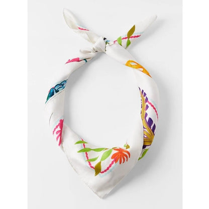 Under the Sea Square Satin Scarf