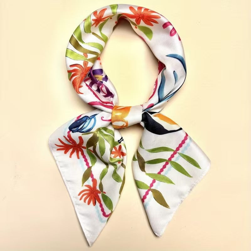 Under the Sea Square Satin Scarf