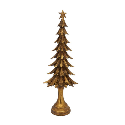 Gold Carved Christmas Trees