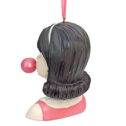 Bubble Gum Bubble Girl Christmas Tree Ornament