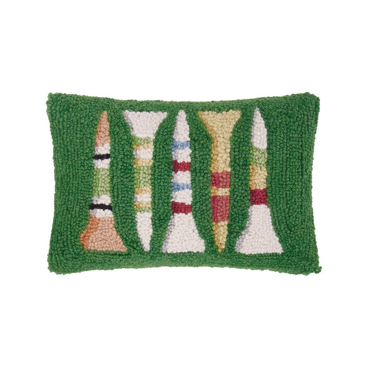 Golf Tees Hook Throw Pillow