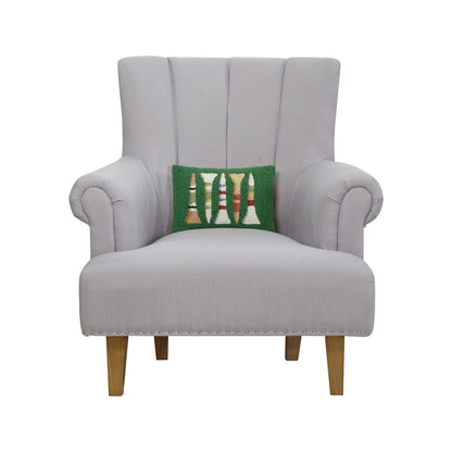 Golf Tees Hook Throw Pillow